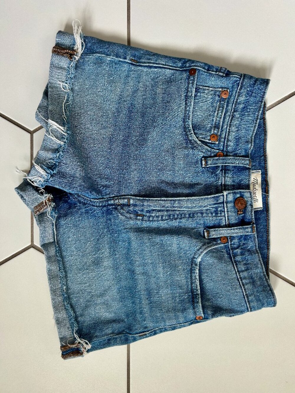 Madewell High-rise Denim Shorts Sz 25